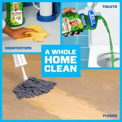 Mr. Clean All Purpose Cleaner, Floor Cleaner for Mopping Home, Bathroom, & Kitchen, Cleaning Liquid for Mop & Bucket, Cleaning Supplies, Multi-Surface Dilutable, Gain, 41oz (Pack of 4)