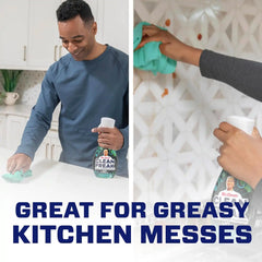 Mr. Clean Clean Freak Multi Surface Cleaning Spray, Deep Cleaning Mist Starter Kit and Refill Bundle, Unstopables Fresh Scent, 64 fl oz