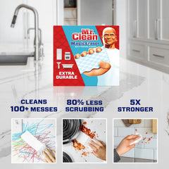 Mr. Clean Magic Eraser Extra Durable Scrubber & Cleaning Sponge, 4 Count (Pack of 1)